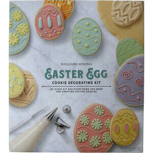 Williams-Somona Spring Easter Egg Cookie Cutter Decorating Kit 26 Piece Set